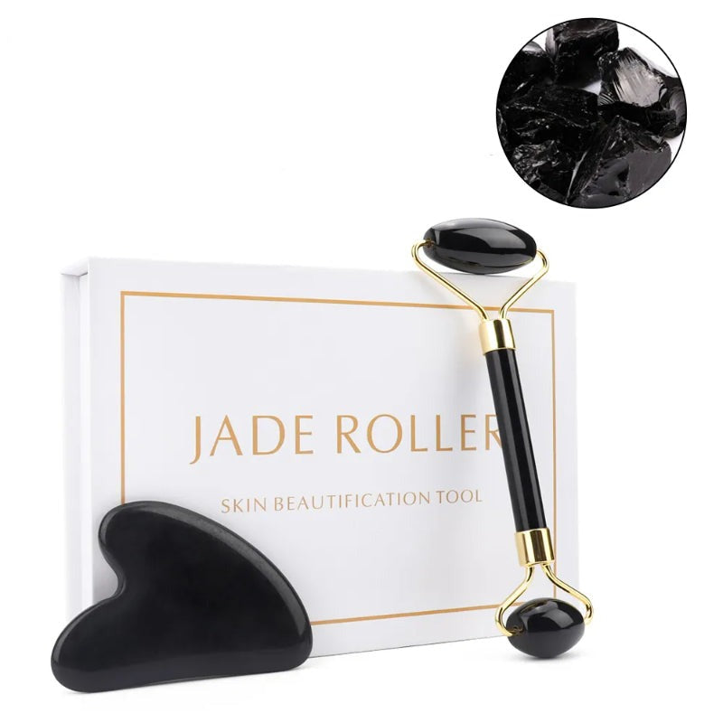 Jade Roller & Gua Sha Tool Set