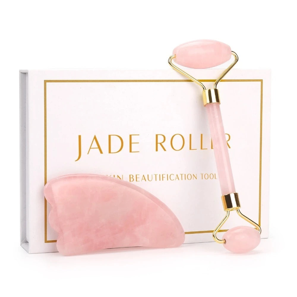 Jade Roller & Gua Sha Tool Set