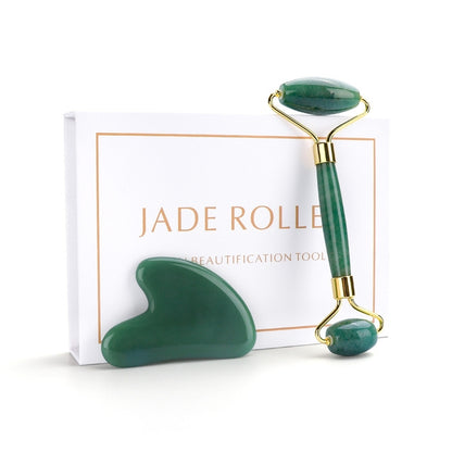 Jade Roller & Gua Sha Tool Set