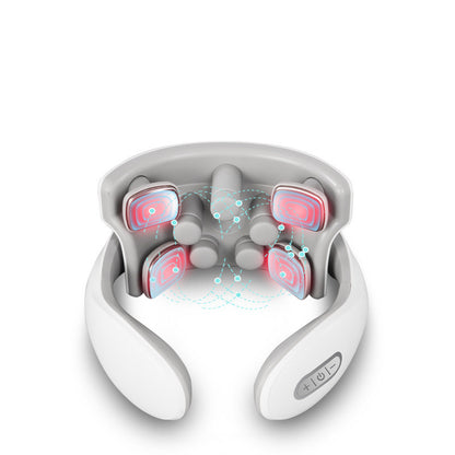 Rechargeable Neck Massager - Intelligent Relief with Heat