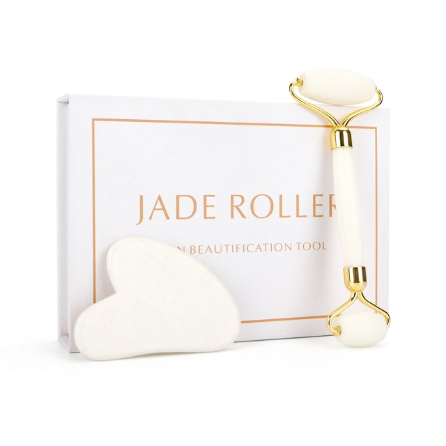 Jade Roller & Gua Sha Tool Set