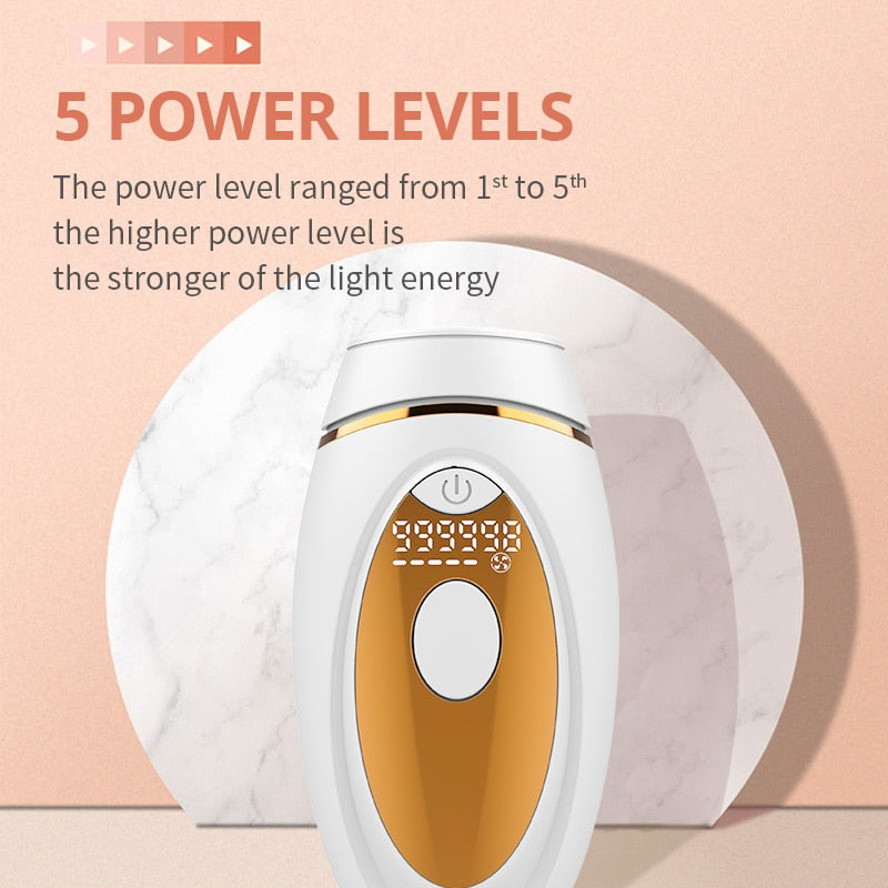 Flashes IPL LCD Laser Hair Removal - Epilator