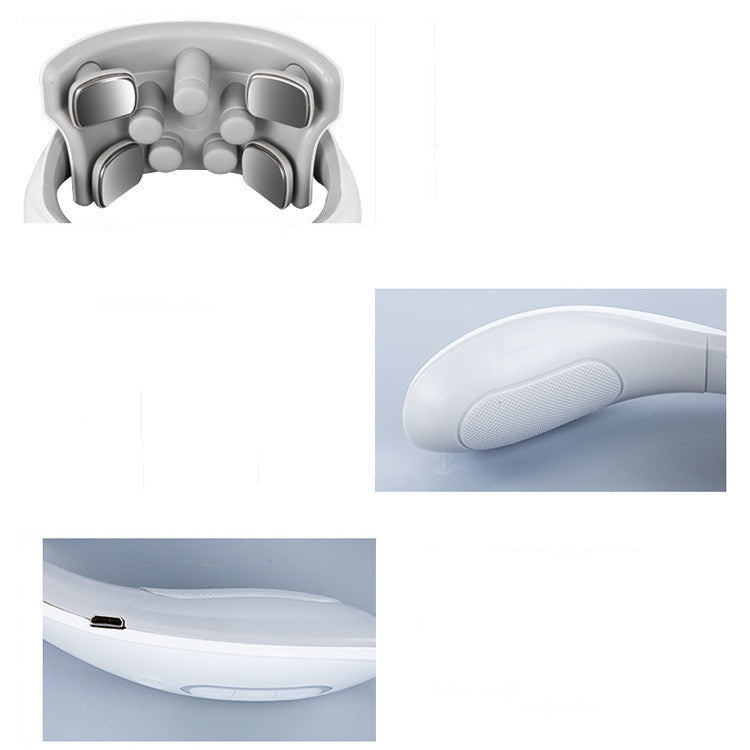 Rechargeable Neck Massager - Intelligent Relief with Heat