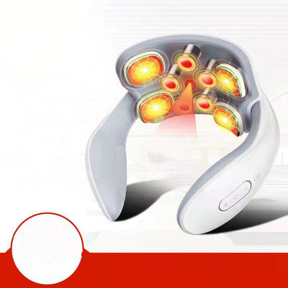 Rechargeable Neck Massager - Intelligent Relief with Heat