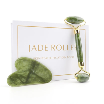 Jade Roller & Gua Sha Tool Set